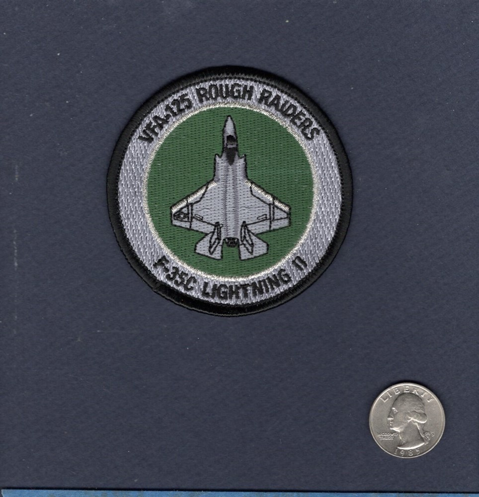 VFA-125 ROUGH RAIDERS US NAVY F-35 Lightning Squadron Bullet Patch