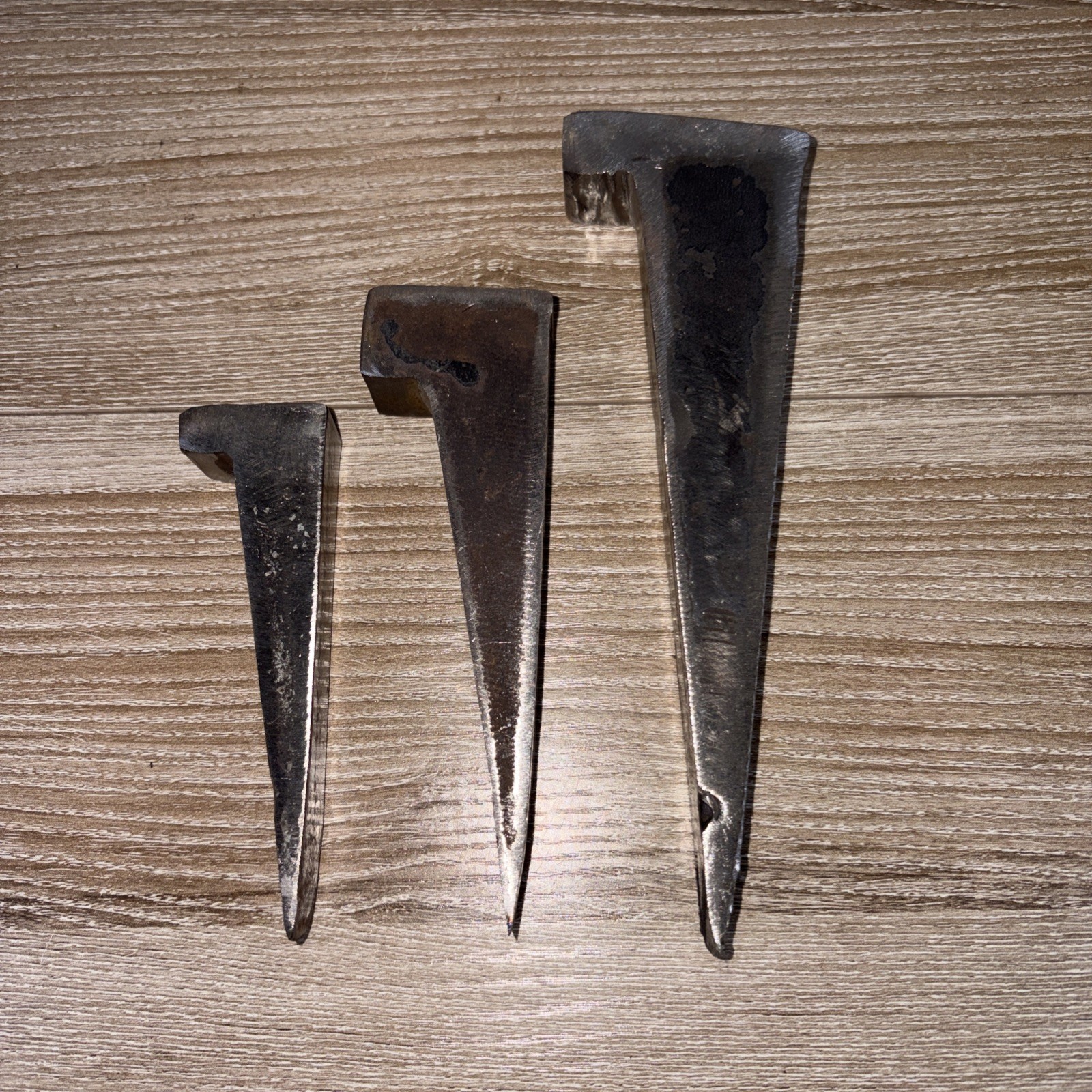 Metal Working Short Medium And Long Taper Steel Wedges 7.5” 5.5” And 4.5” Wedges