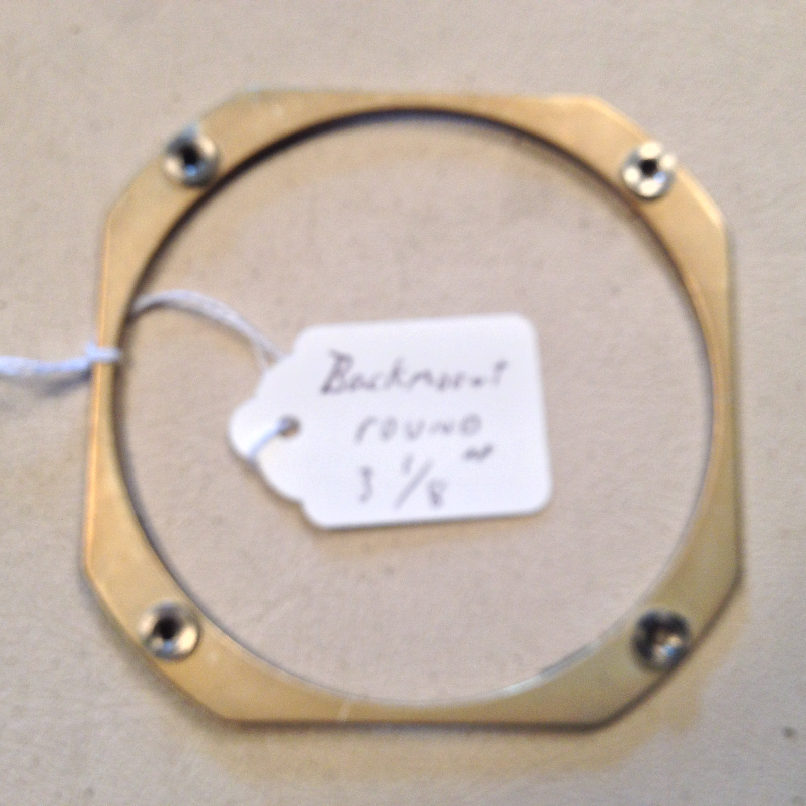 Instrument Backmount 3.1/8" round
