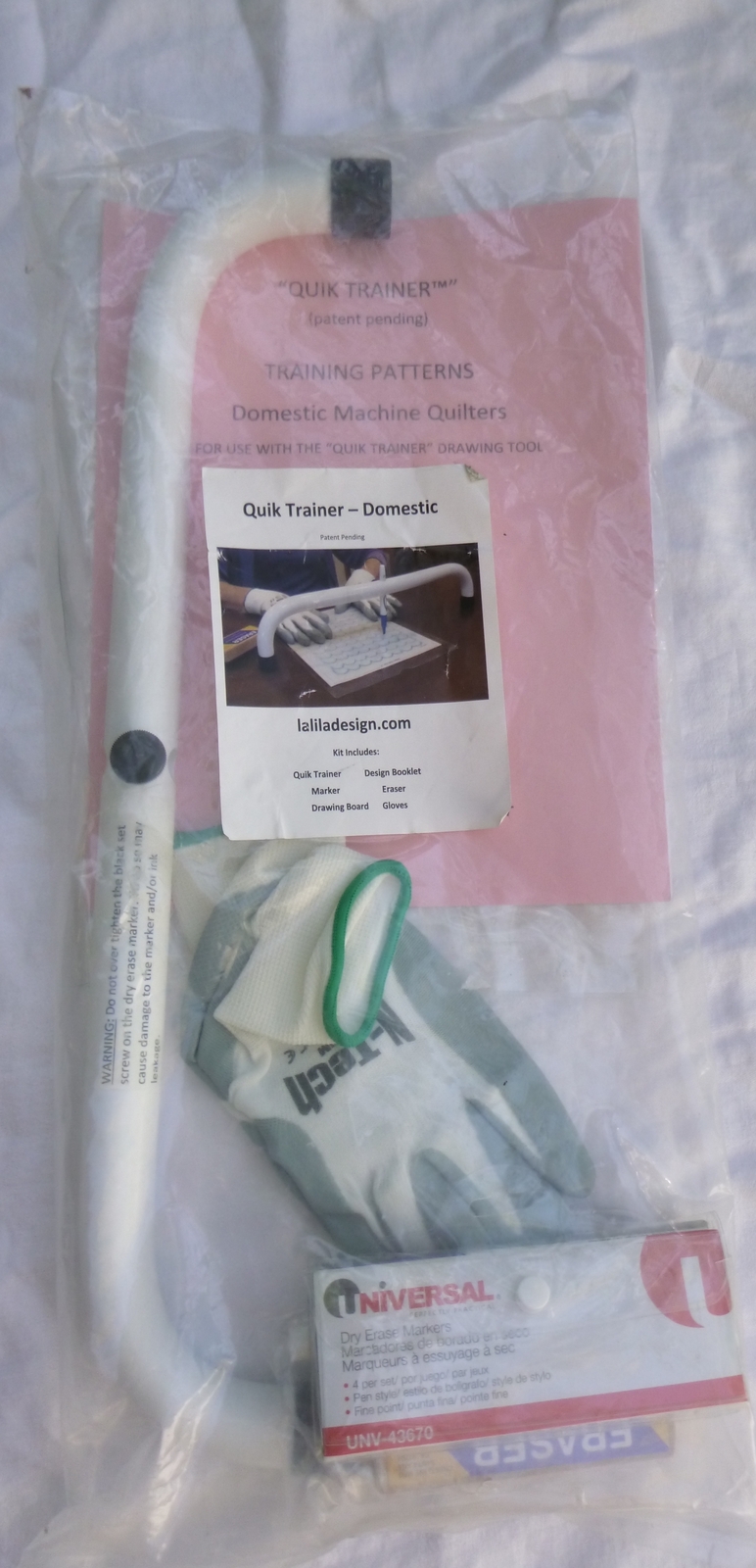 Quik Trainer Domestic Sewing Machine Quilting Trainer kit Lalila design NIP