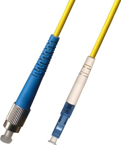 RiteAV 0.5M (1.64ft) OS2 FC to LC Fiber Optic Cable Simplex Singlemode