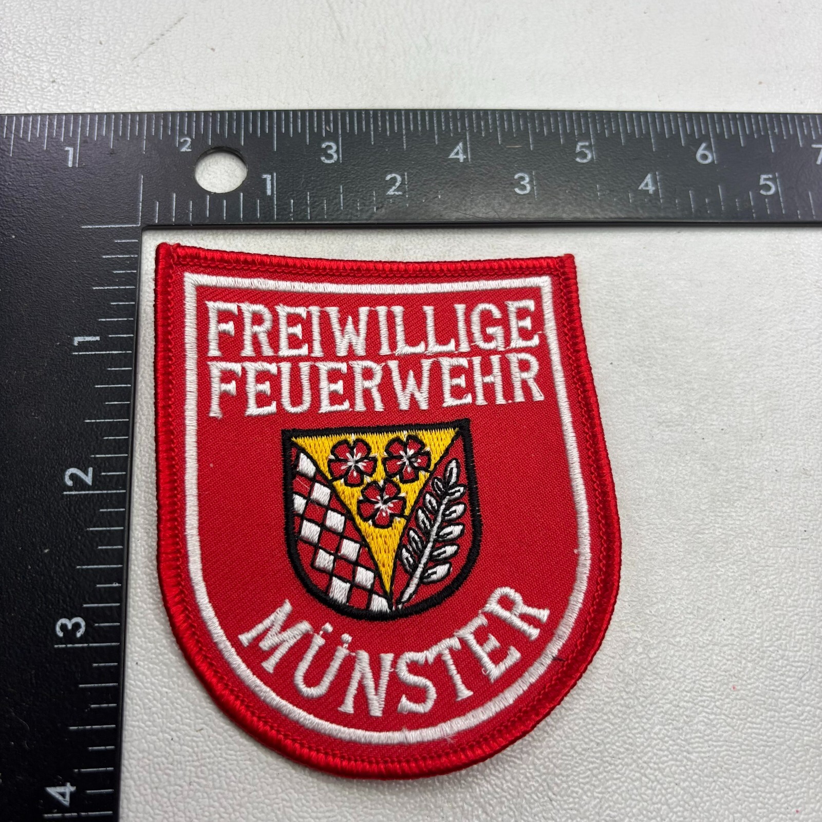 Germany FREIWILLIGE FEUERWEHR MUNSTER Münster Volunteer Fire Dept. Patch 52ag