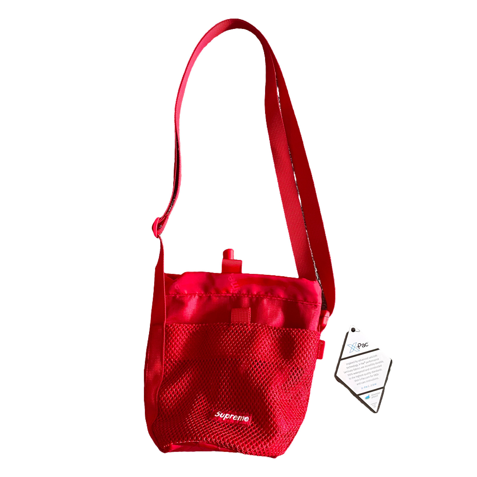 Supreme FW23 3D Logo Small Cinch Pouch Red