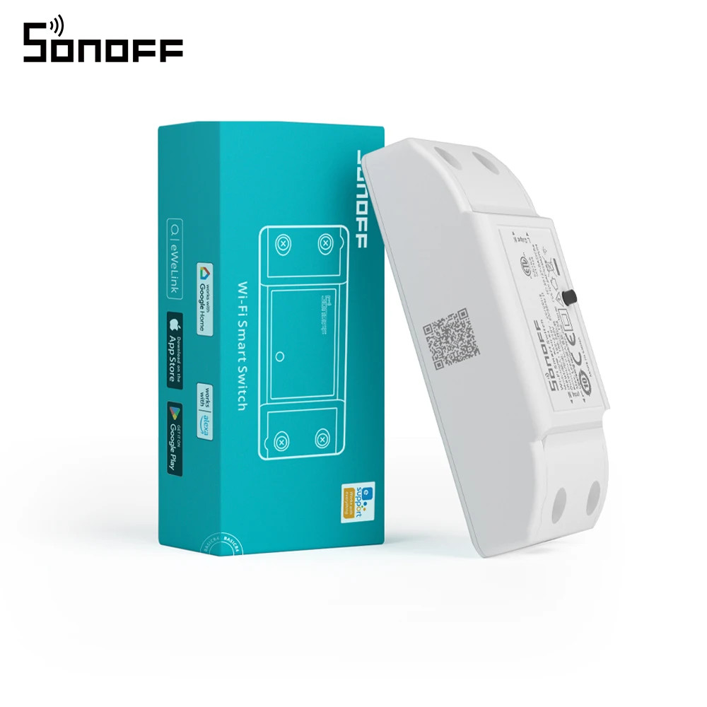 SONOFF Basic R4 Smart Wi-Fi Light Switch, Wireless Relay Switch Module,10A 2400W
