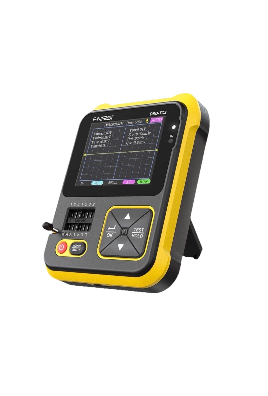 FNIRSI DSO-TC2 2.4" 2In1 Handheld Digital Oscilloscope Transistor Tester PWM USA