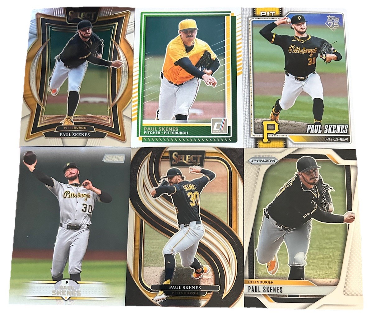 Paul Skenes - Pittsburgh Pirates Superstar - 6 Card Lot - 1 2026 Topps Card