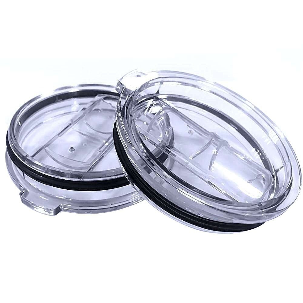 2 Replacement Lids for Stainless Steel Tumbler Travel Cup - Fits OF Inner dia...