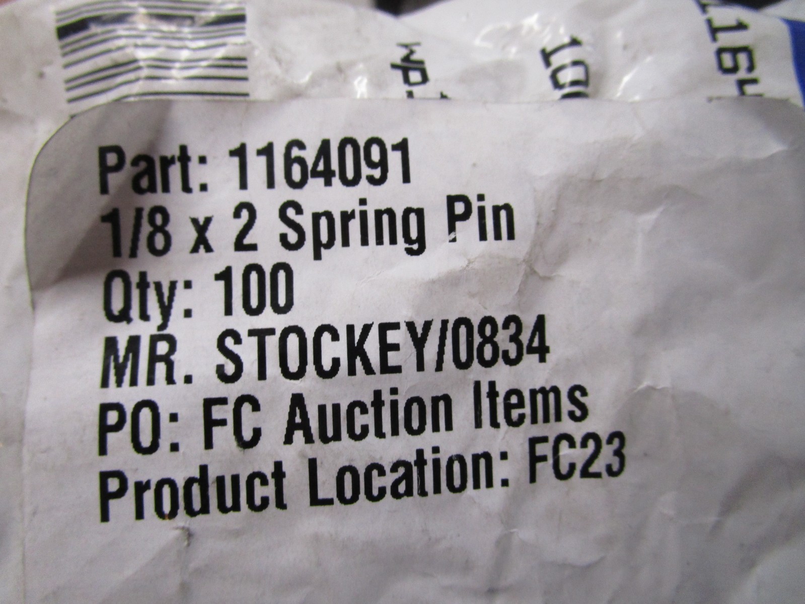 1/8" x 2" Plain Finish Steel Slotted Spring Pin QTY 100