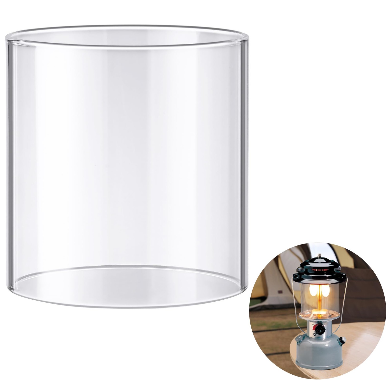 Clear Replacement Globe for Coleman Propane Lanterns - Outdoor Camping Essential