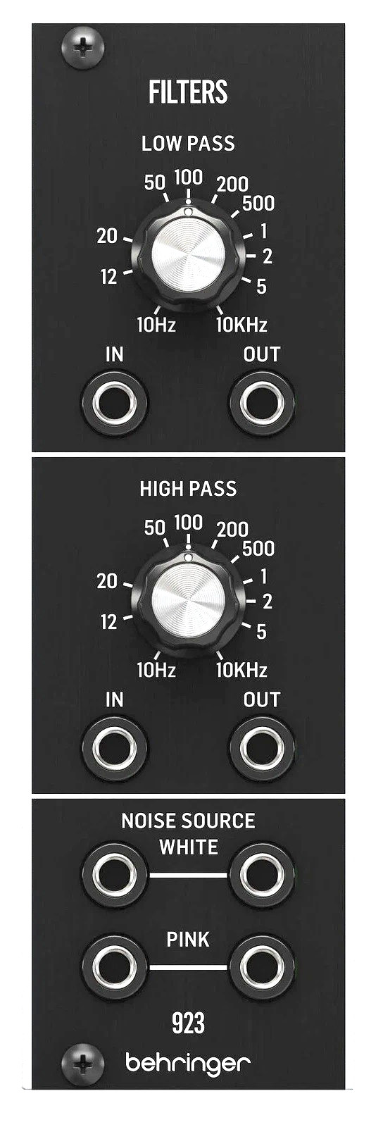 Behringer 923 Filters Analog Dual Filter / Noise Generator Eurorack Module