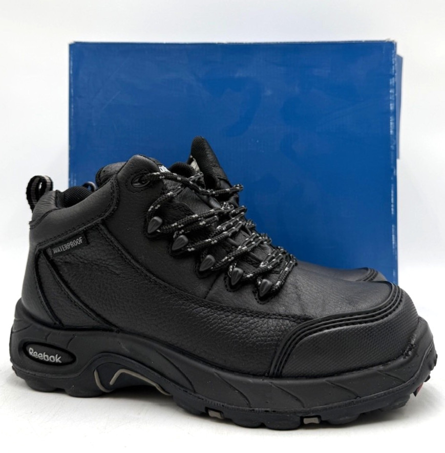 Reebok RB4555 Men's NEW Composite Toe Sport Hiker Work Boot Black Multiple Sizes