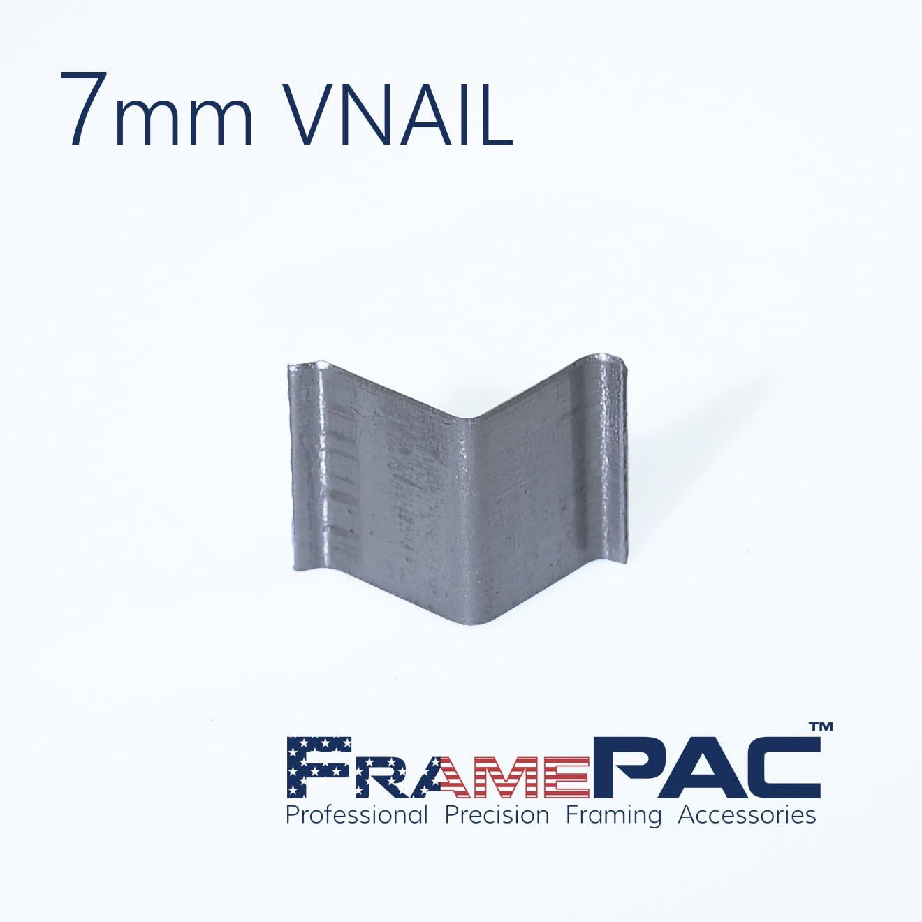 V Nails for Picture Frames 7Mm (1/4 Inch) - 400 Pack, Loose