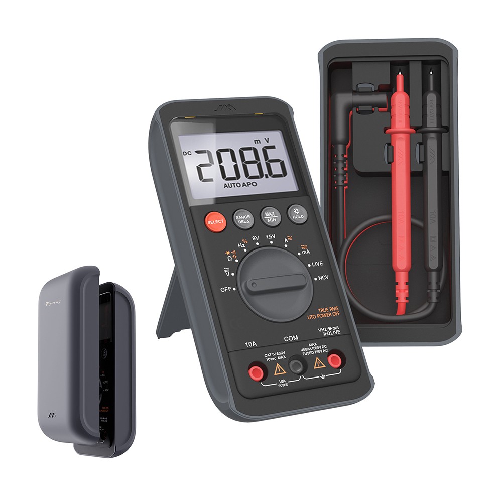Digital Multimeter Tester with DC/AC Voltmeter; Measures Voltage 6000 Counts