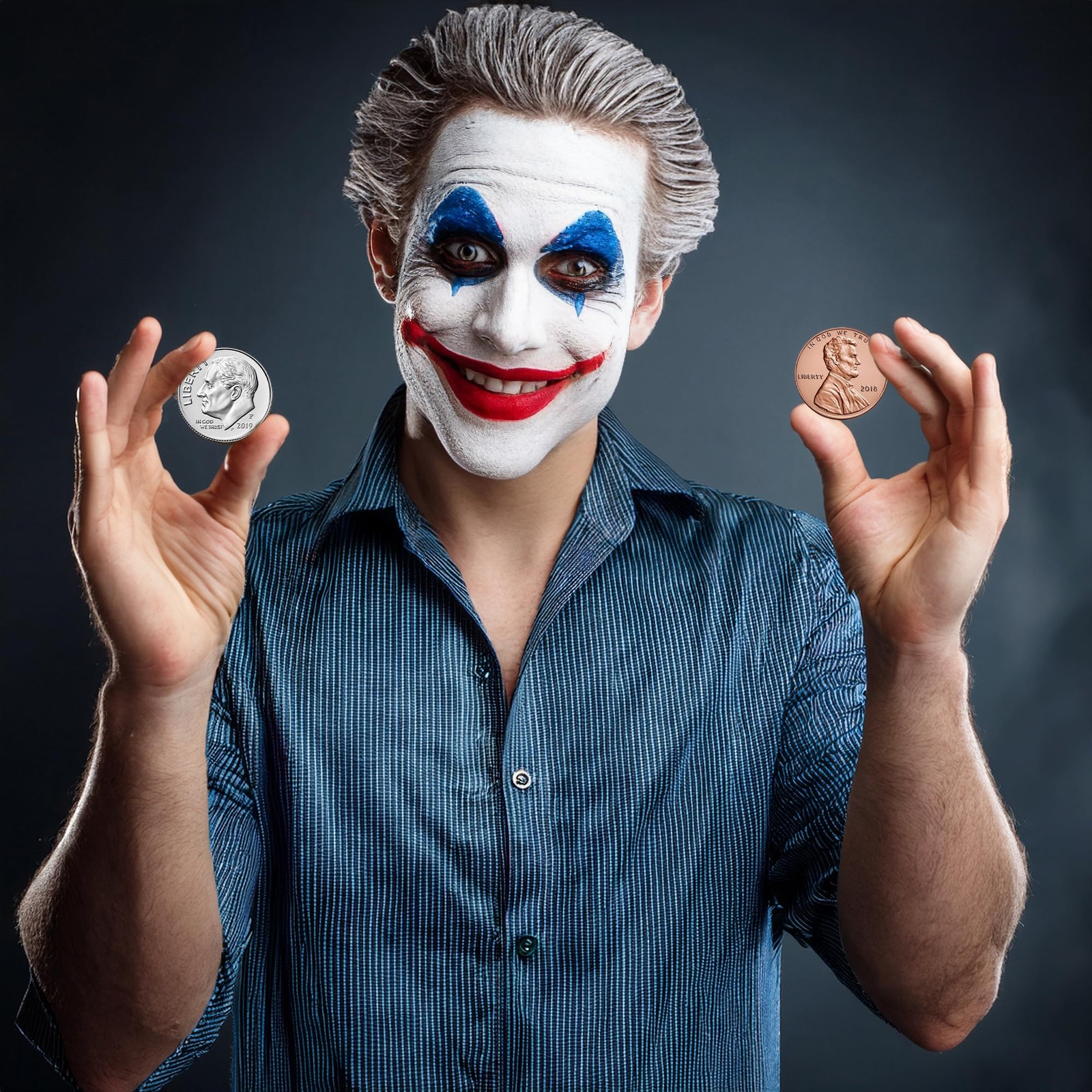 Double Headed Coin Magic Trick Package | Sided Heads 4 Combo