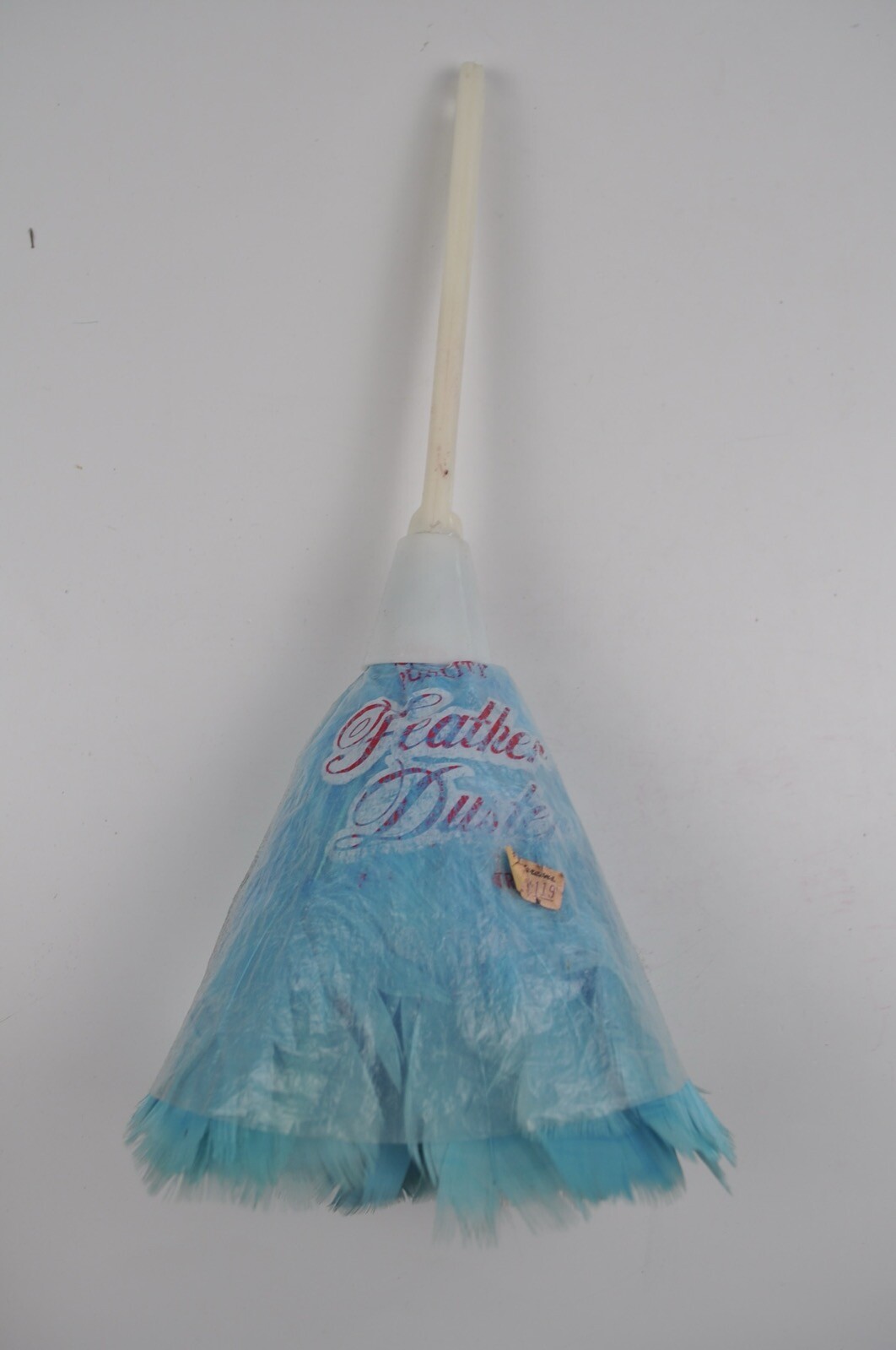 Vintage Feather Duster Blue Cleaning Dusting Prop
