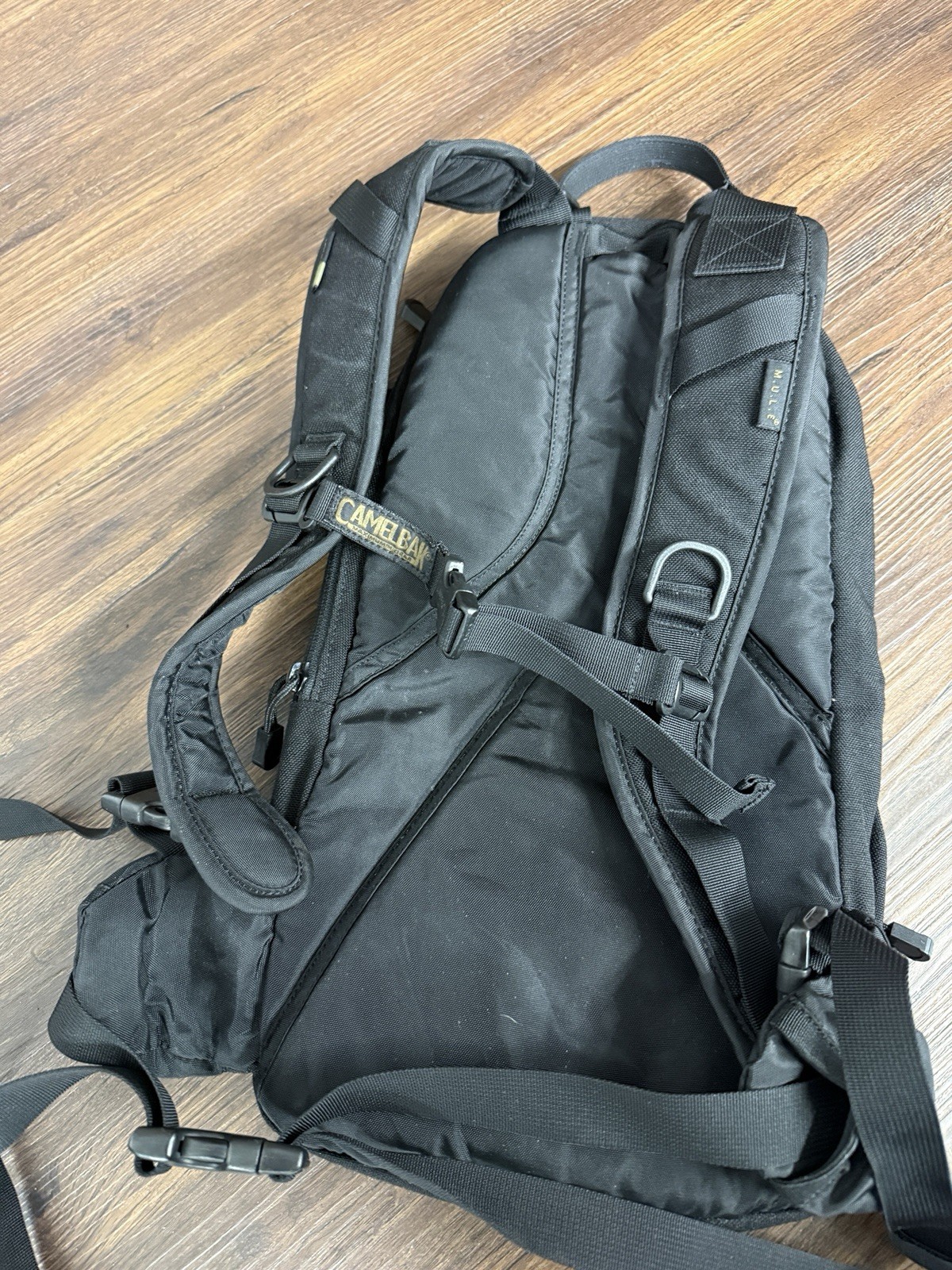CamelBak M.U.L.E. Hydration Backpack Black Tactical Used No Bladder