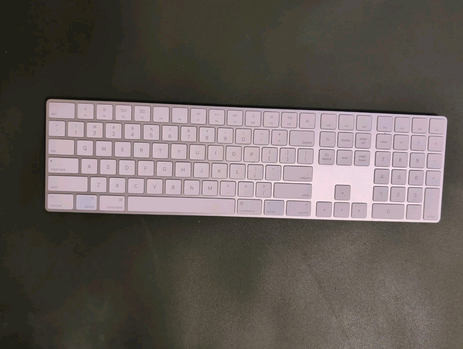 Apple Magic Keyboard with Numeric Keypad White Model A1843 Wireless OEM