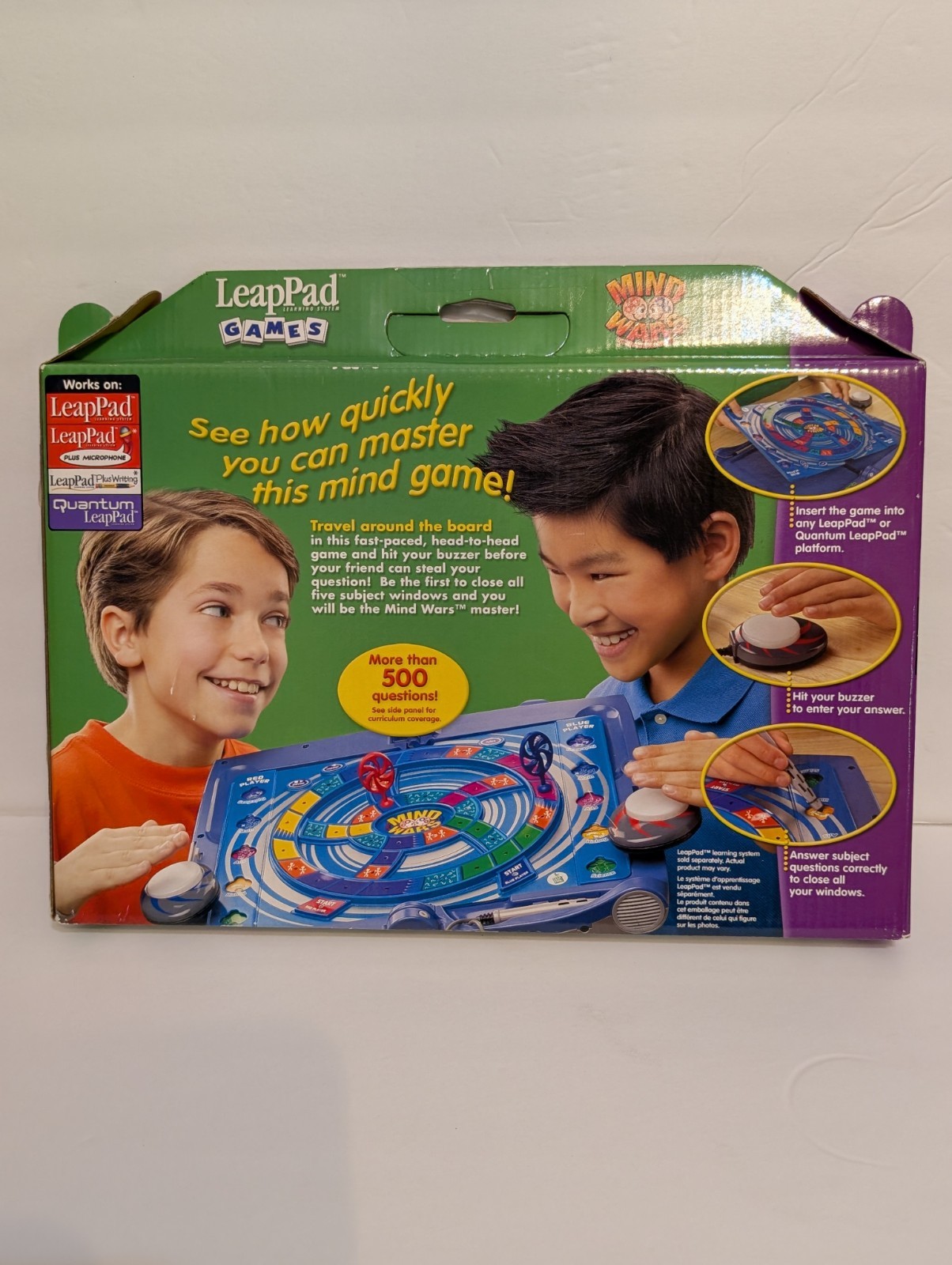 New Leap Frog Leappad Mind Wars Junior Interactive Game 3rd - 5th Grade