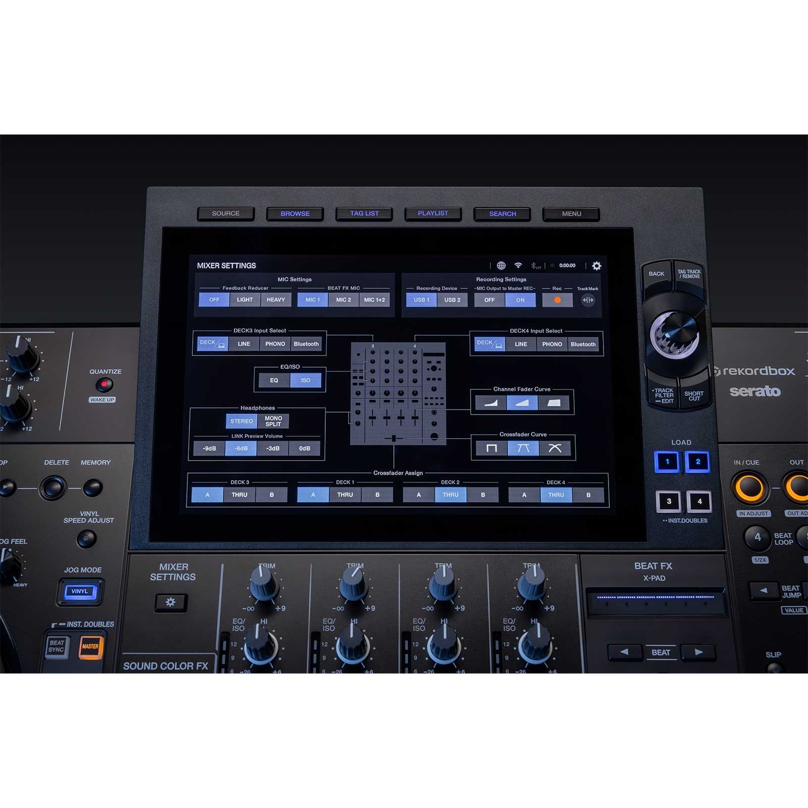 AlphaTheta XDJ-AZ All-in-One DJ System with Headliner Case Package