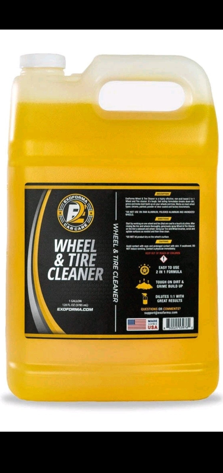 ExoForma-Wheel & Tire Cleaner 128 Oz