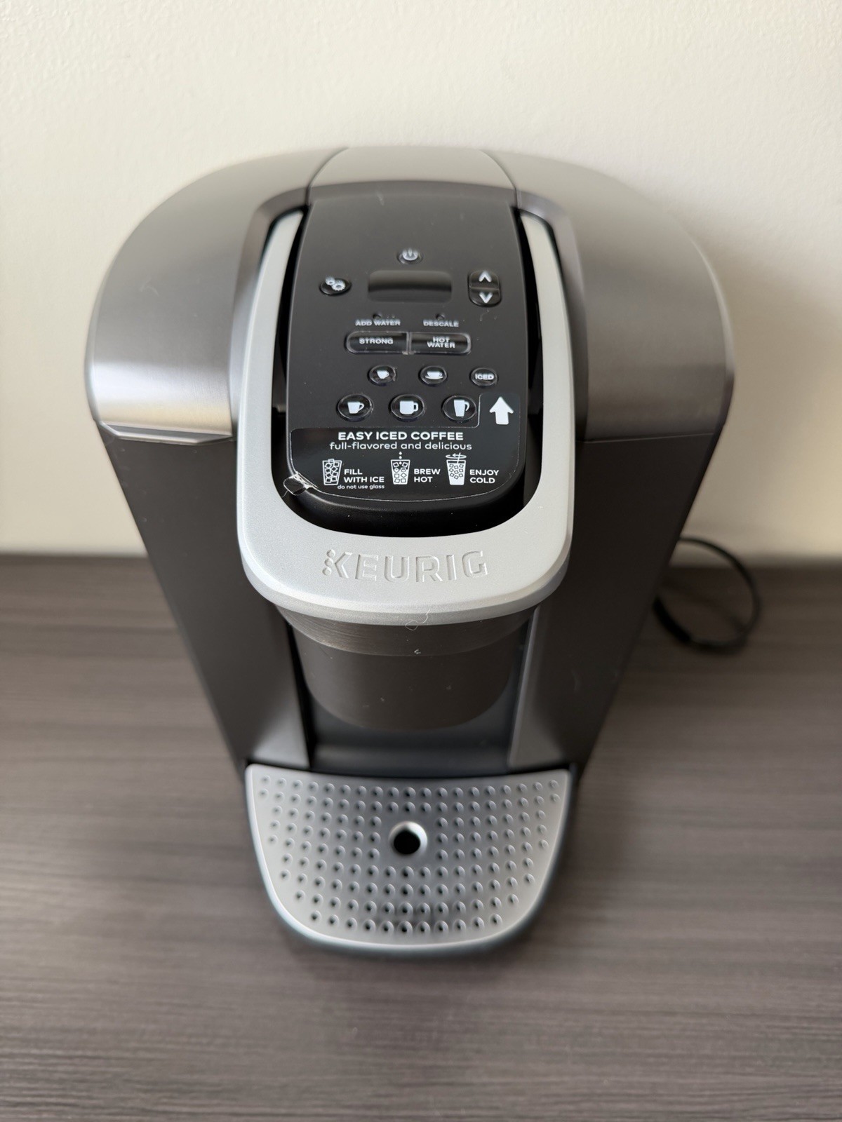Keurig K-Elite Single Serve Coffee Maker with Temperature Control- Brushed Slate