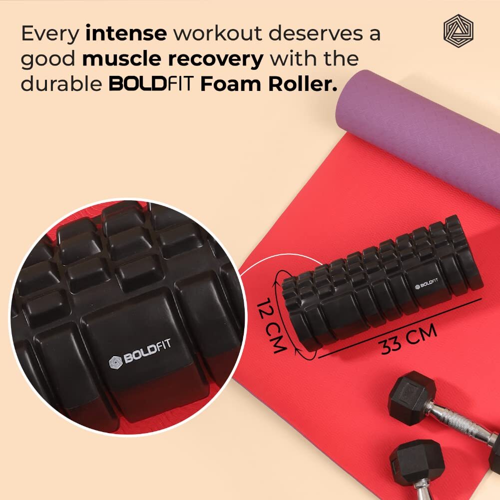Boldfit Foam Roller For Back And Deep Tissue Massage 1 Piece