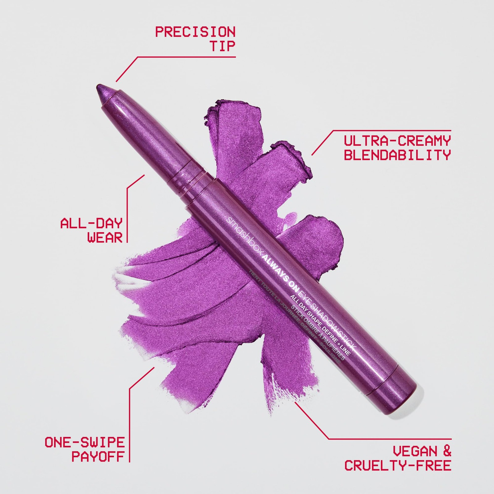 Smashbox Always on Eyeshadow Stick | Eye Shadow Stick with Precision Tip that Sh