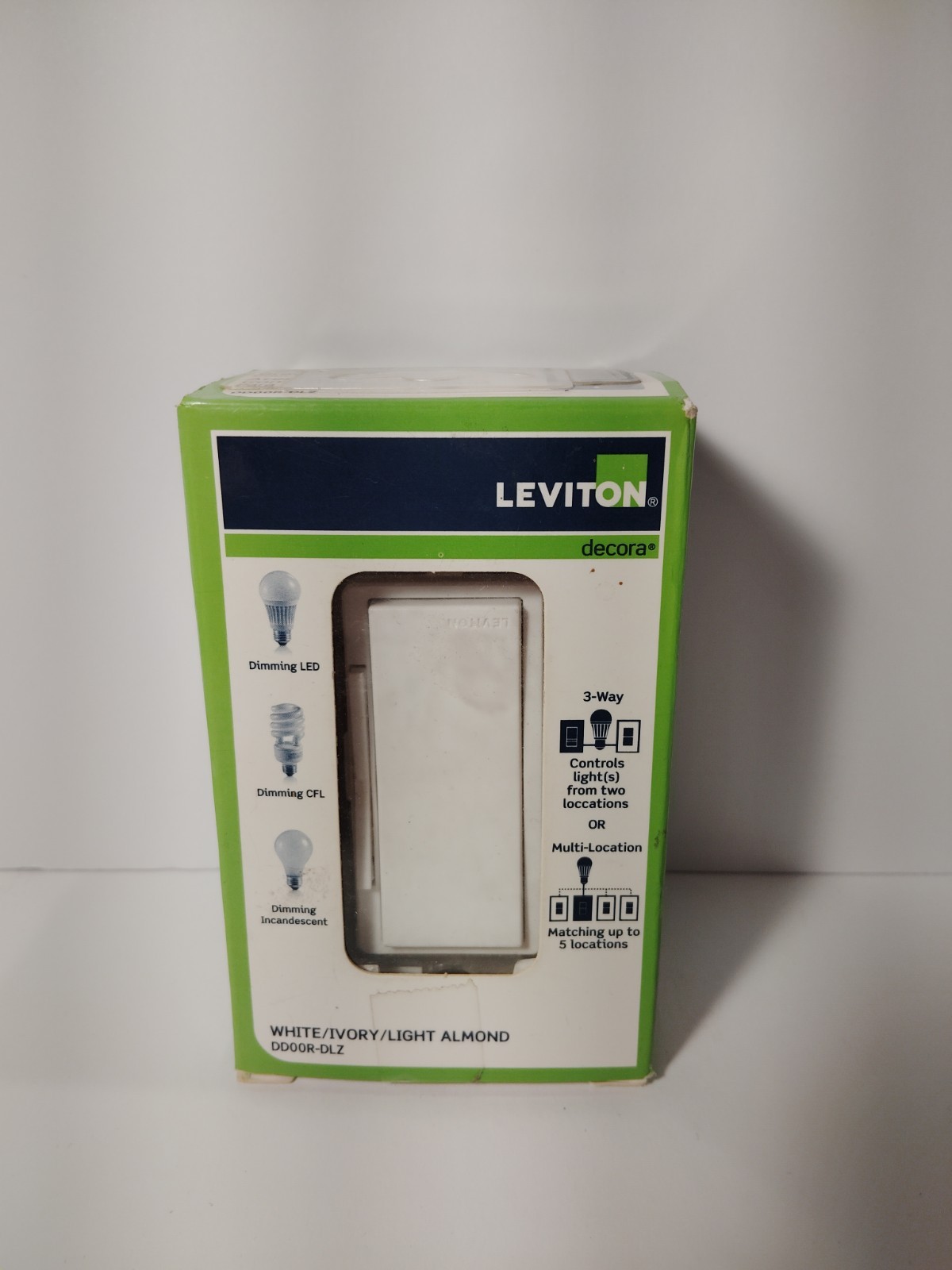 Leviton DD00R-DLZ Decora switch for multi-location 120V