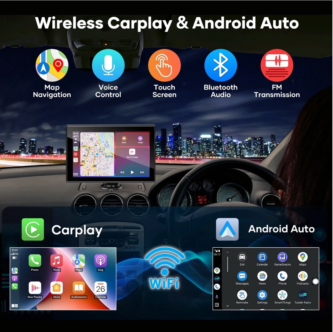 Miroir Drivv Play 7" Car Play & Android Auto