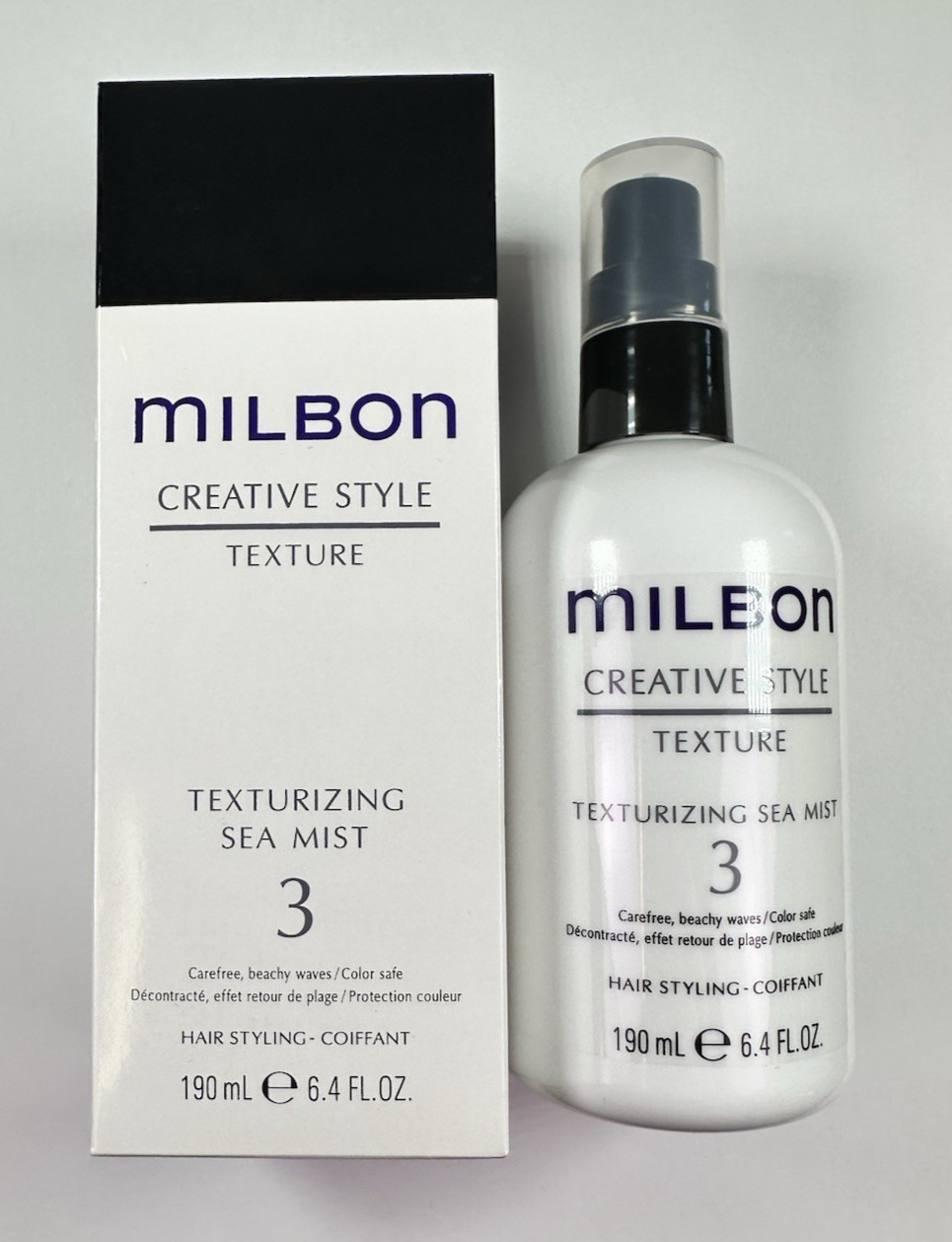 Milbon Creative Style Texture Sea Mist # 3 New in BOX 6.4oz
