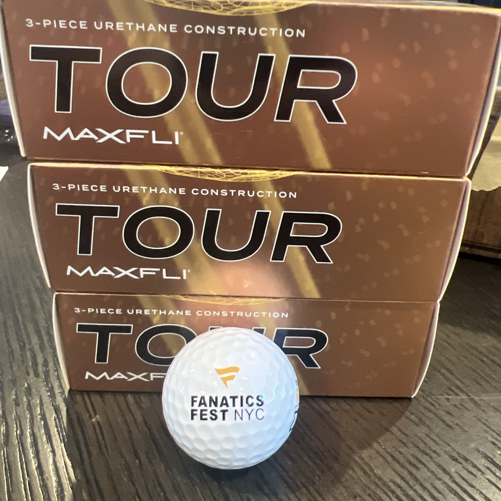 Maxfli Tour Fanatics Fest NYC Exclusive LIMITED EDITION Golf Balls Dicks Lot 3