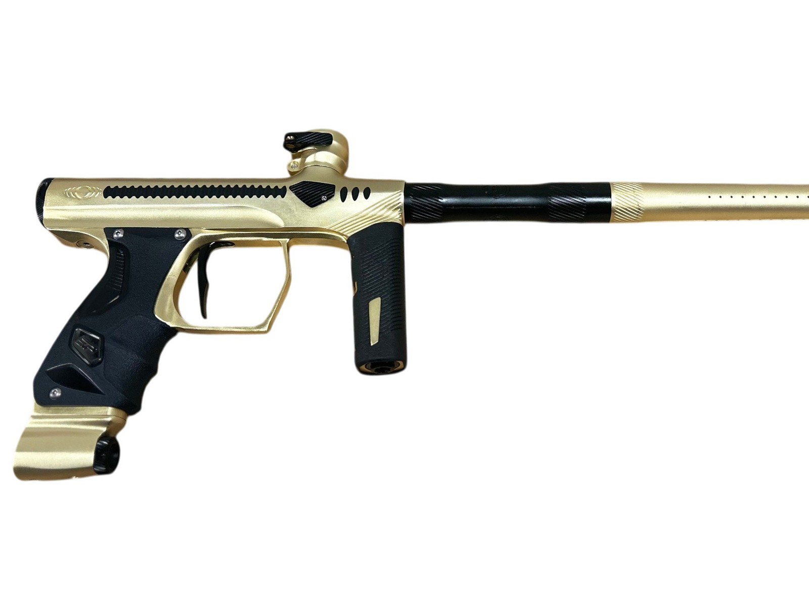 Used Method Shocker Era Paintball Marker w/ Case - Gold/Black