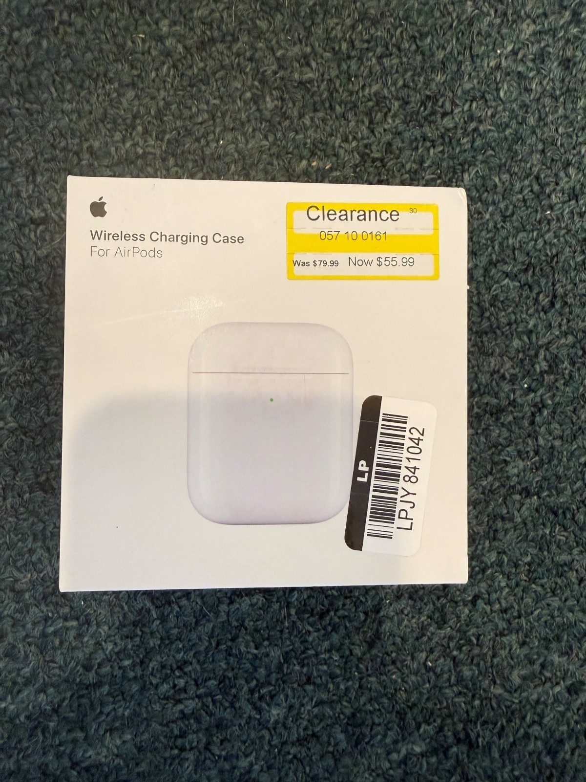 Apple Wireless Charging Case for Airpods sealed new White 1st & 2nd Generation