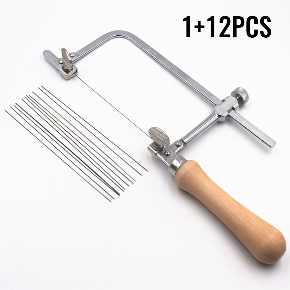 Jewellers Mini Saw With Saw Blades, For Wood Plastic Jewellery Making Tool.