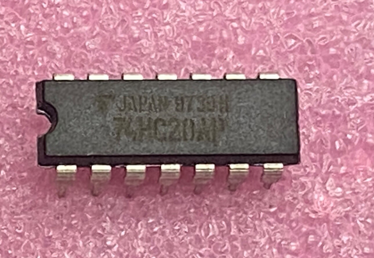 Fairchild 74HC20AP 2-ch, 4-input bipolar NAND gates Integrated Circuit