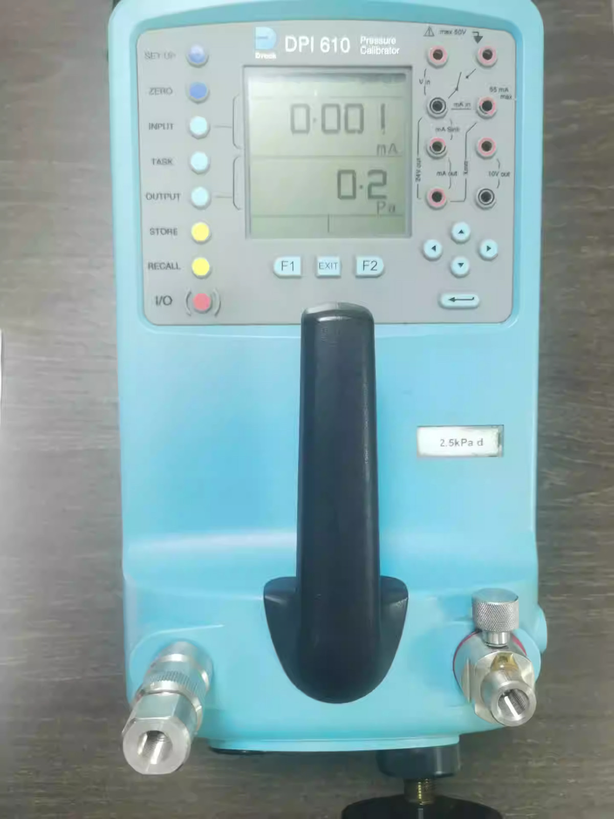 1PCS USED DRUCK DPI610 -2.5～2.5kPag Prussure CALIBRATOR//