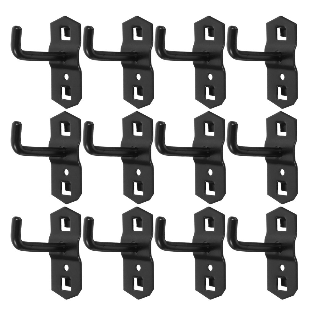 12 Pcs Board Hook Pegboard Shelf Supports Retail Hanging Hooks