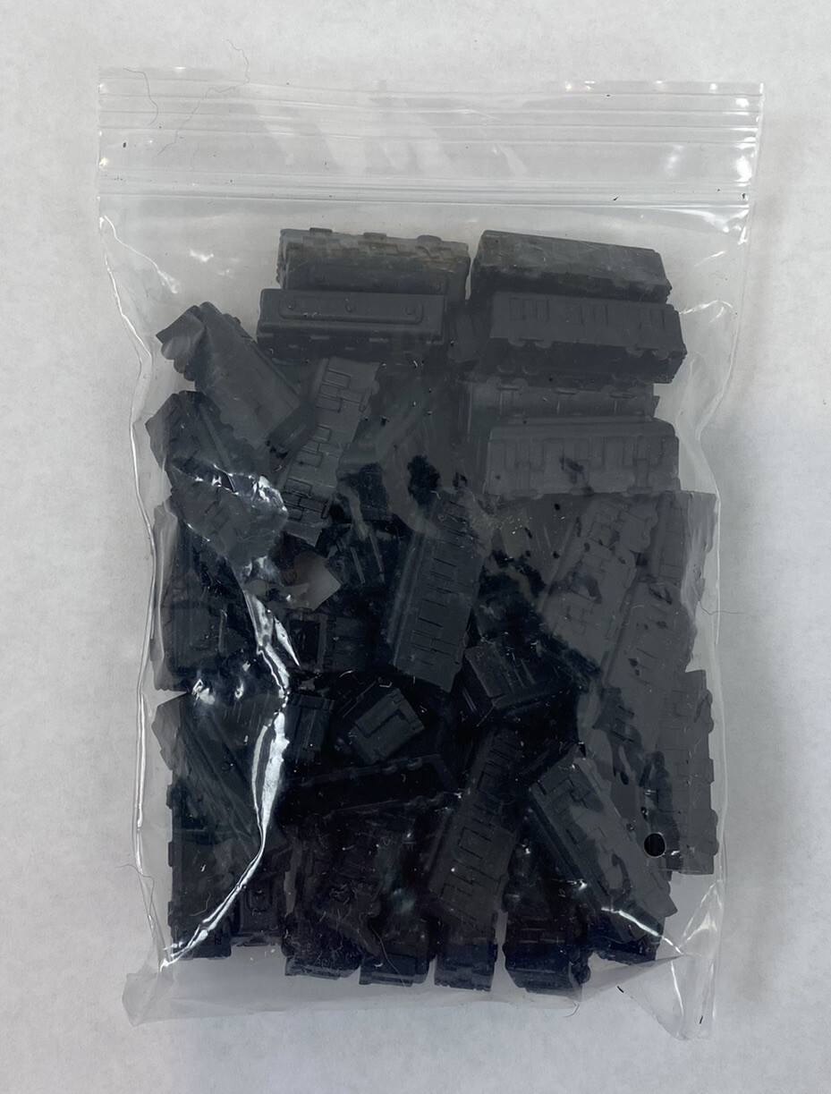 Ticket to Ride 48 Count BLACK Train Cars Official Extra Replacement Game Pieces
