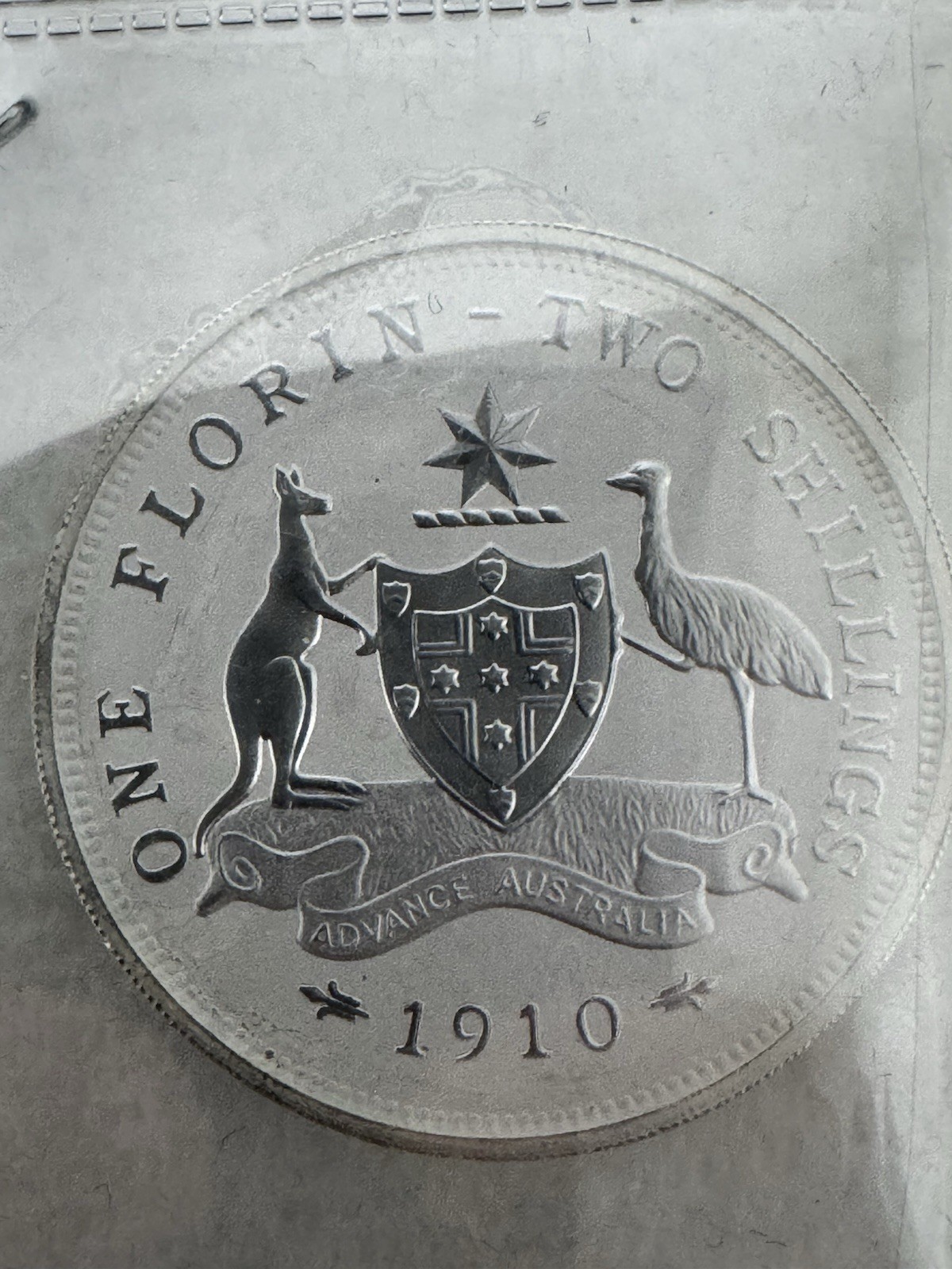 2021 Australia 2 Dollars 1910 One Florin Two Shillings 2 Oz Silver  BU Coin