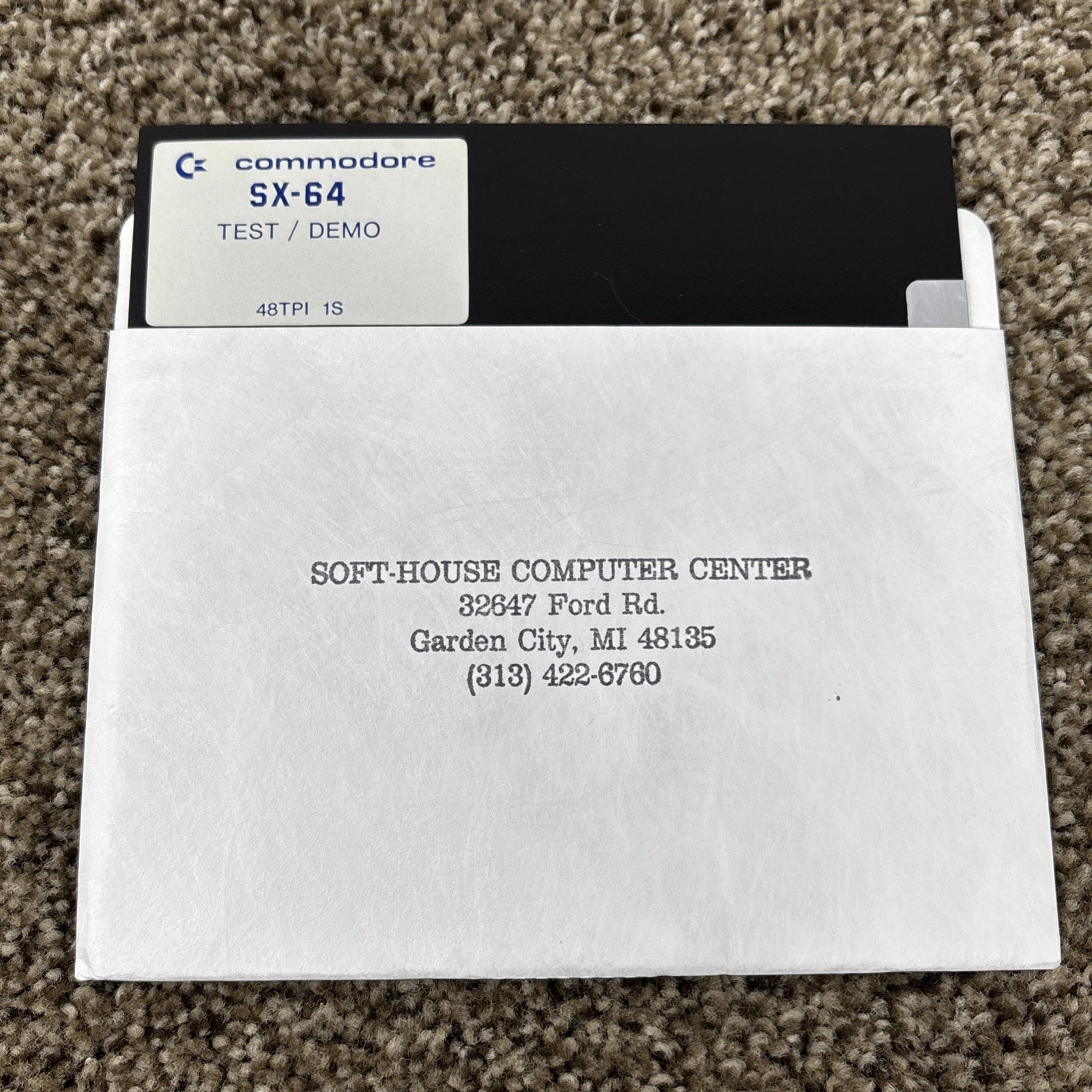 Commodore 64 SX-64 Test Demo Floppy Disk Program Tested