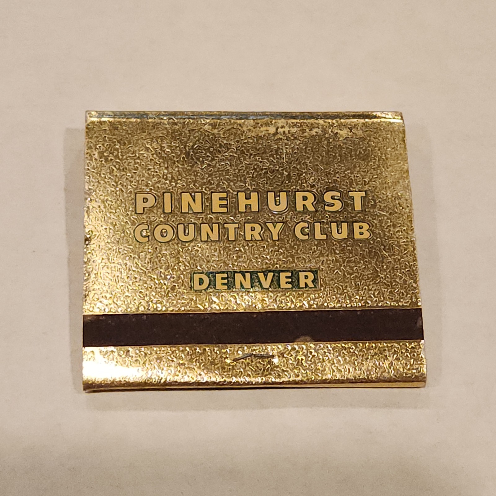 Pinehurst Country Club Matchbook - Denver, CO