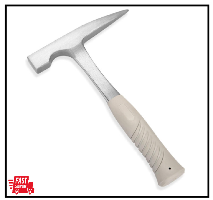 All Steel Rock Pick Hammer Pointed Tip Breaking Chipping Brick Concrete 22oz