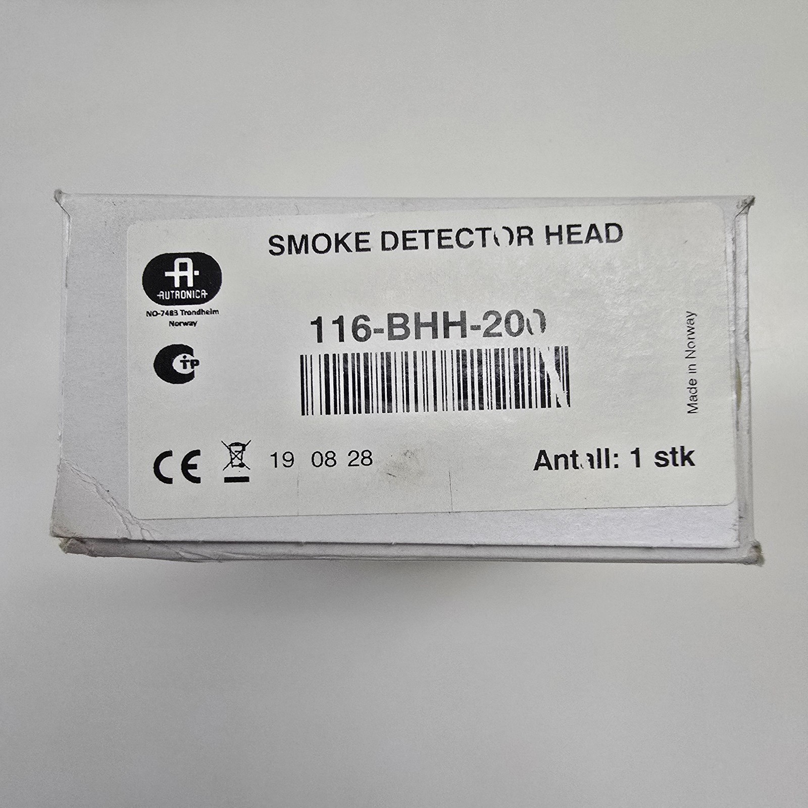AUTRONICA BHH-200 SMOKE DETECTOR HEAD BOX PACK (SAME DAY DISPATCH VIA DHL)