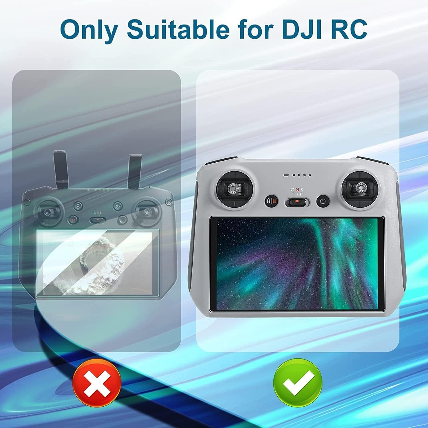 2-Pack Anti-Glare Matte Screen Protector for DJI Mini 4/5 Pro Remote Controller