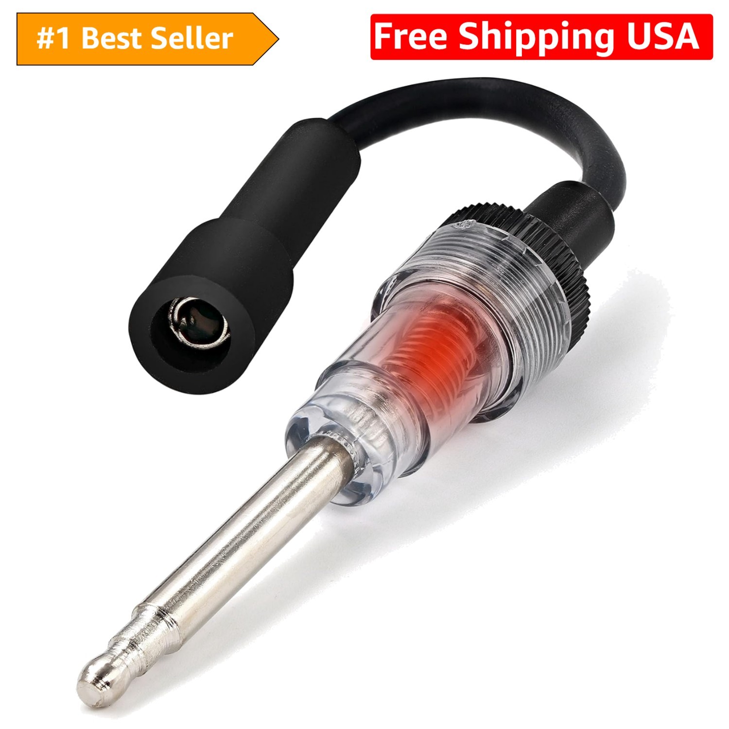 Lightweight Engine Spark Tester, 6-12 Volt - Quick Ignition Diagnosis Tool