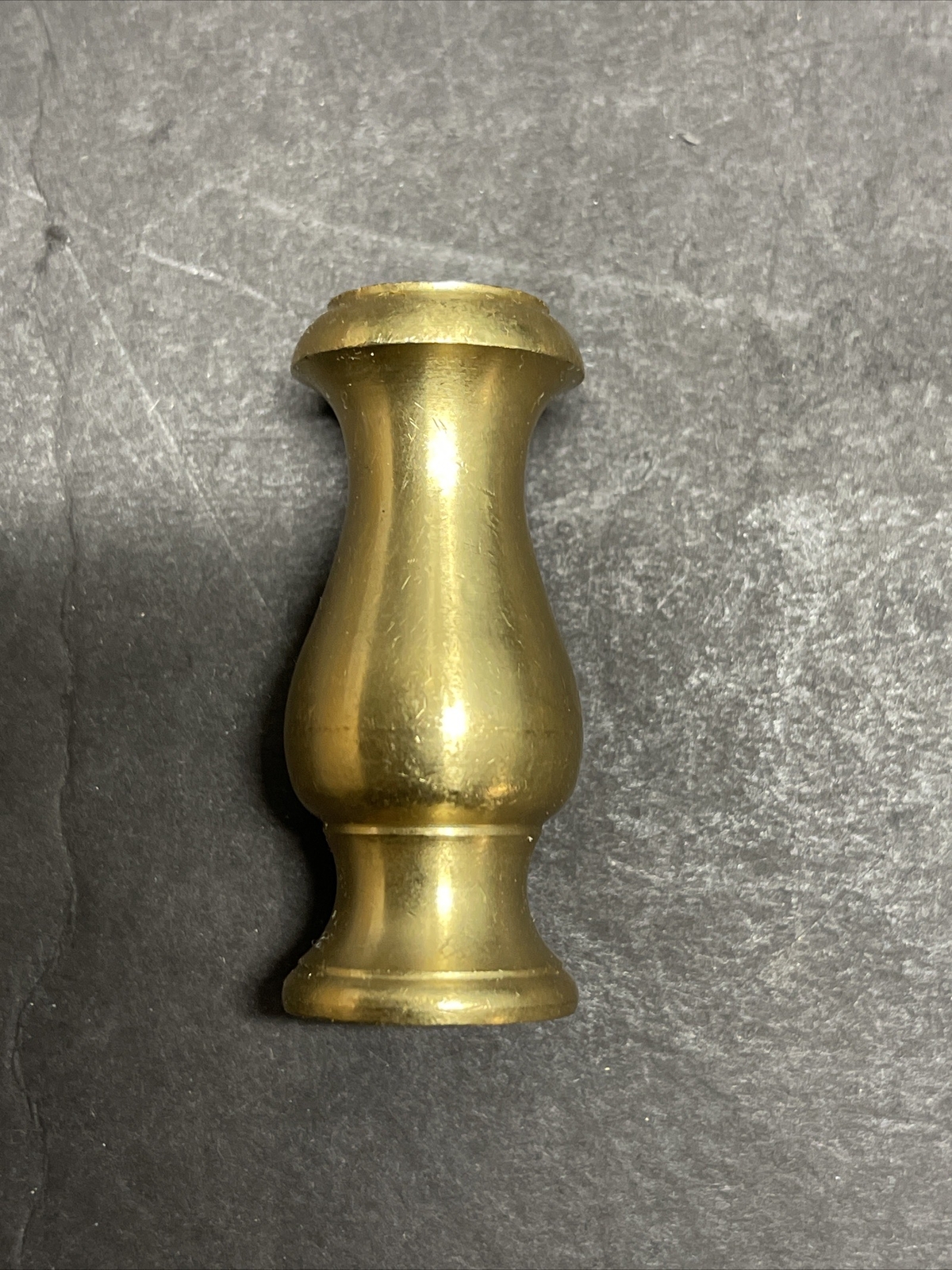 1/8 IPS- FEMALE THREADED 2” INCH TURNED NECK  UNFINISHED BRASS 7/8 INCH WIDE