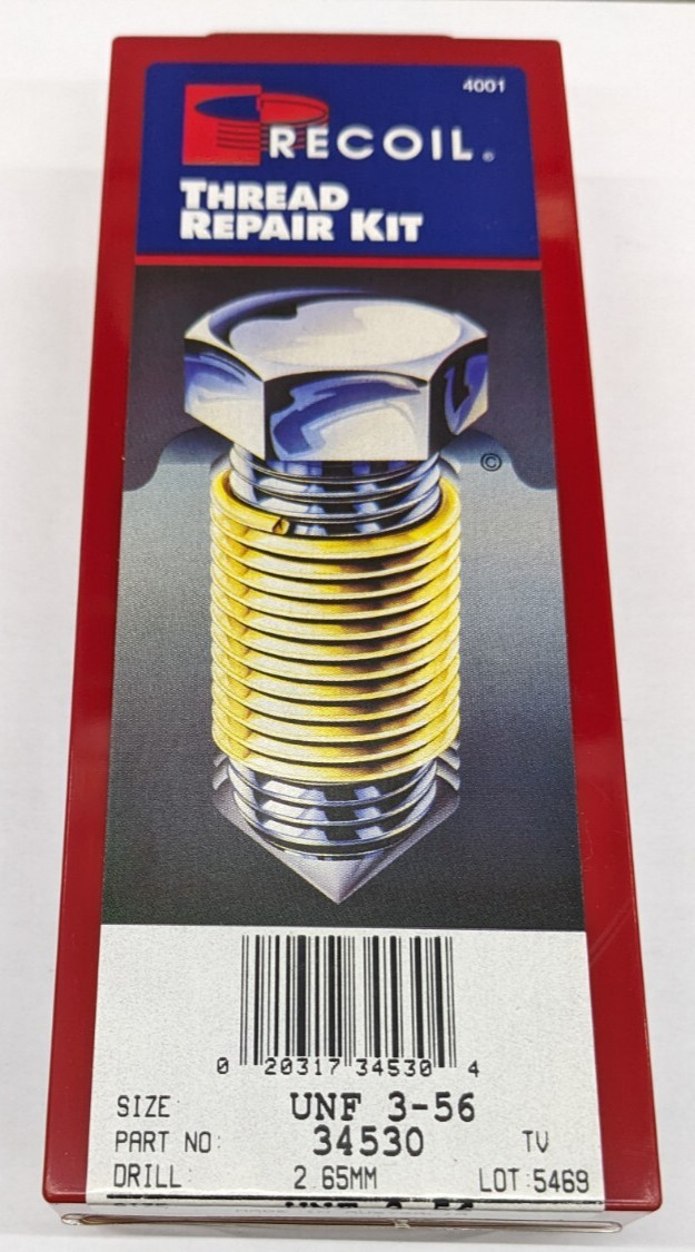 Recoil 3-56 UNF Thread Repair Kit No. 34530 Australia