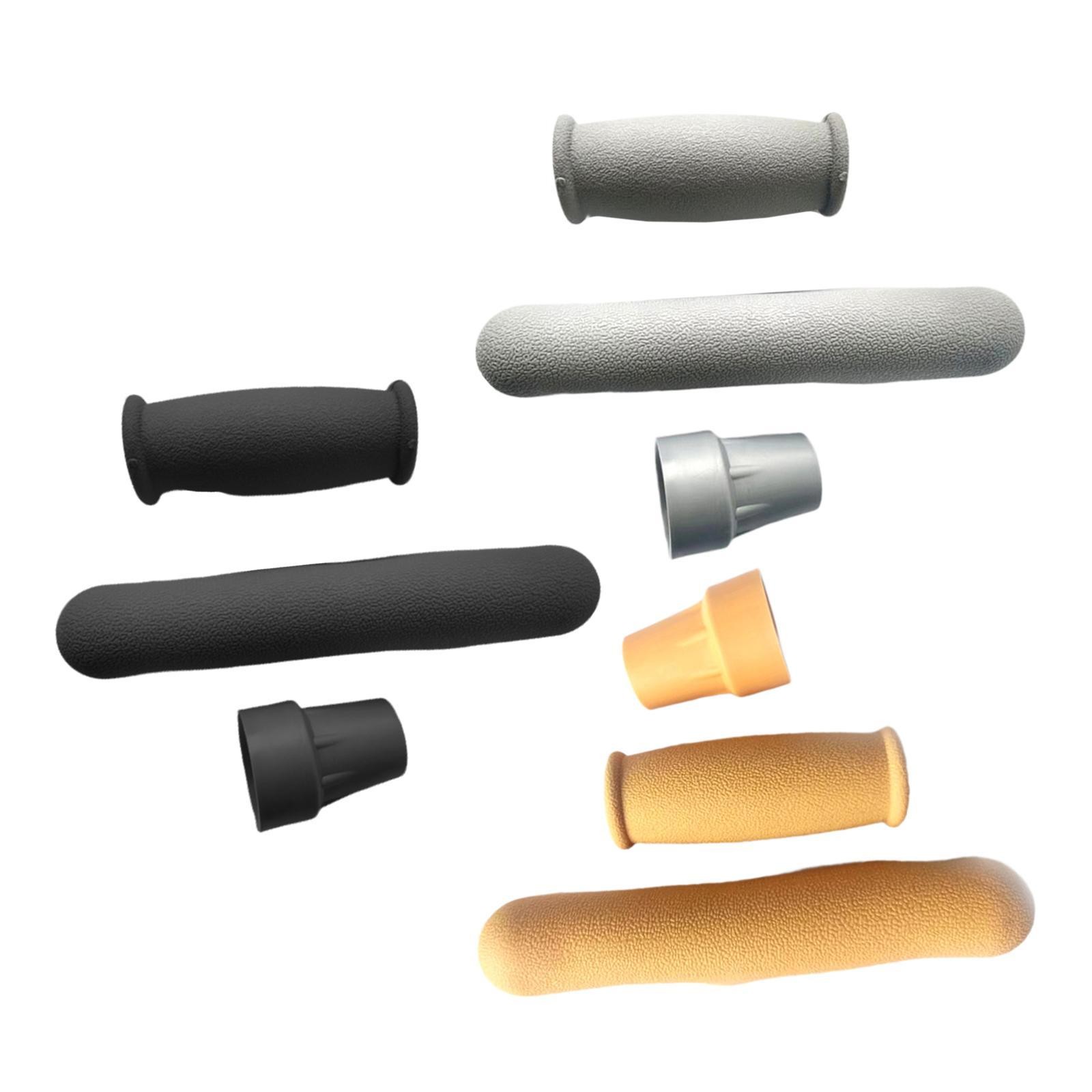 Replacement Crutch Pads Parts Comfort Accessories Hand Grip with Feet Cap