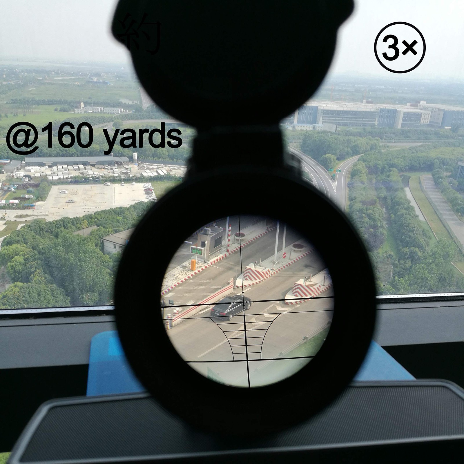 Sutekus Tactical Scope 39x40 Rangefinder Red & Green Illuminated Optics Retic...