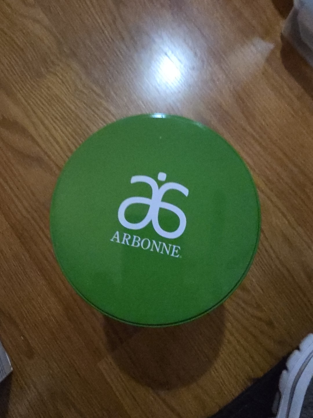 Arbonne Metal Container with Lid